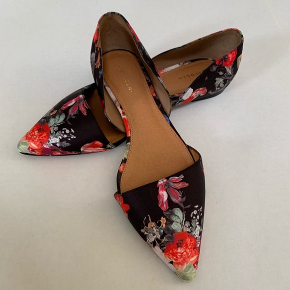 halogen pointy toe flats